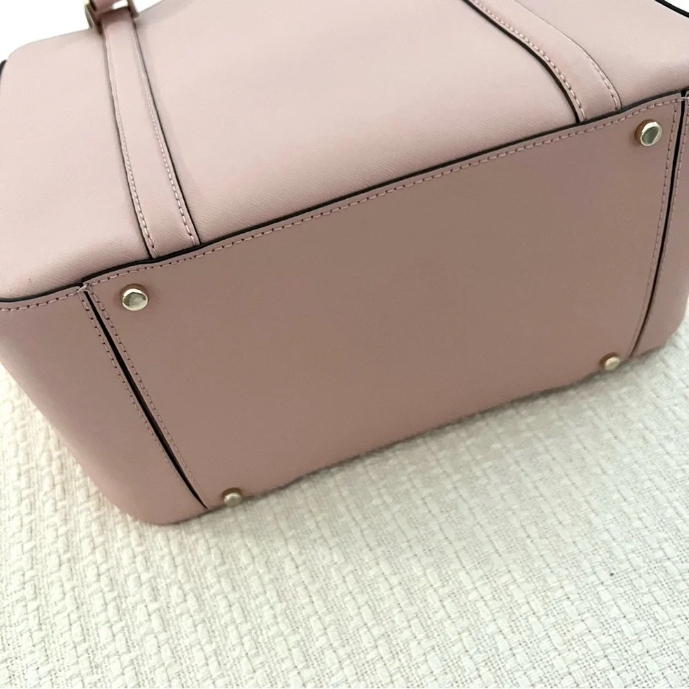 kate spade Pale Pink Leather Tote Laptop Bag
